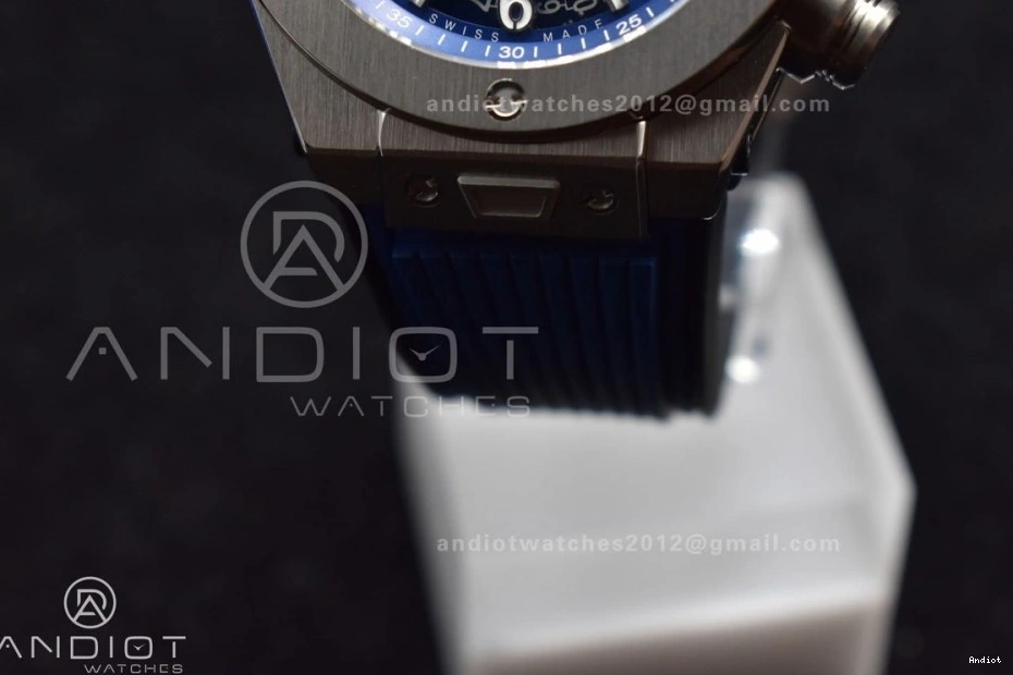 ZF Titanium Strap on Unico A1280 Edition Blue 1:1 Bang Dial Rubber Hublot Blue Skeleton Big Best 1119